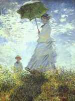 Monet Reproduction _ Claude Monet - Woman with a Parasol